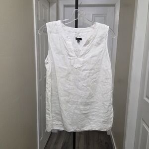 Talbots 100% Linen Top